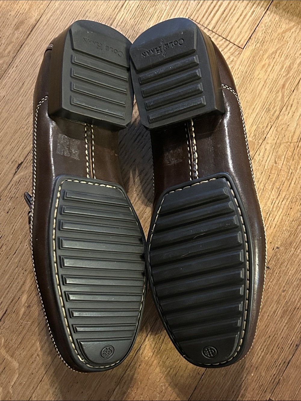 Cole Haan Dark Brown Leather Kiltie Loafers Soze 9B - Picture 7 of 7
